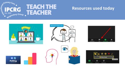Figure 8: End of session review of what teaching and learning tools and techniques were used Figure 8: End of session review of what teaching and learning tools and techniques were used